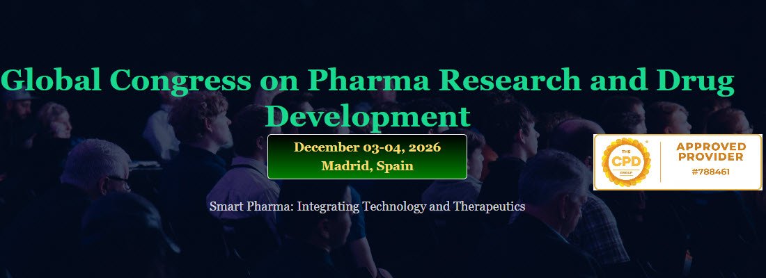 Global Congress on Pharma Research and Drug Development