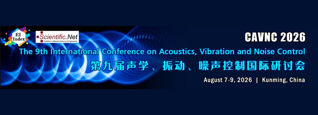 The 9th Int'l Conference on Acoustics, Vibration and Noise Control