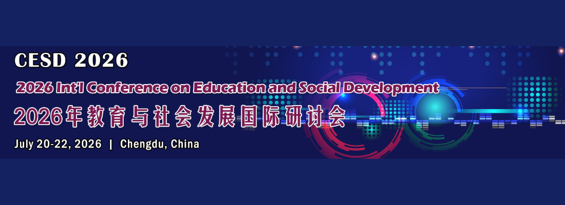 2026 Int'l Conference on Education and Social Development