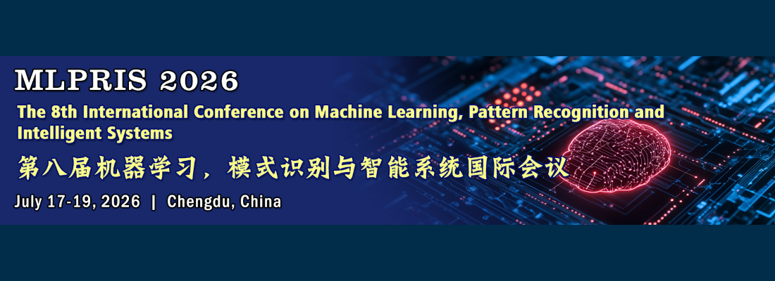 The 8th Int'l Conference on Machine Learning, Pattern Recognition and Intelligent Systems