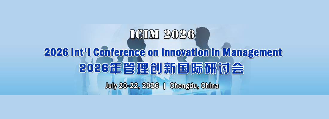 2026 Int'l Conference on Innovation in Management